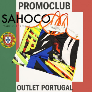 Топ-бански Sahoco Yellow Zambia, размер S, 87% полиестер, Португалия